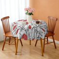 thumbnail image 3 of Round Tablecloth Spring Summer flower 60 x 60 Inch Table Cover Round for Party Dinner Picnic, 3 of 5