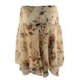 thumbnail image 5 of Women's Plus Size Floral Georgette Skirt TM 20W, 5 of 5