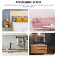thumbnail image 3 of FENGGUIQU 1Set Wall Shelves Square Acrylic Floating Design For Bathroom 11.8X3.7X2.4In, 3 of 7