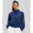 thumbnail image 4 of Female Fleece Full Zip Up Jacket Fragrant Whale Blue M, 4 of 10