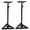 Black, variant on 2-Pack Heavy Duty Speaker Stands, Adjustable Height 35.5" to 59.5", 100 lb Capacity Each, Telescoping Pole with Lock, Triangle Base for Studio Monitor & PA Speakers