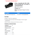 thumbnail image 2 of Oil Pan - Compatible with 1999 - 2003 Ford E-350 Super Duty 7.3L V8 VIN F FI Turbocharged Diesel 2000 2001 2002, 2 of 2