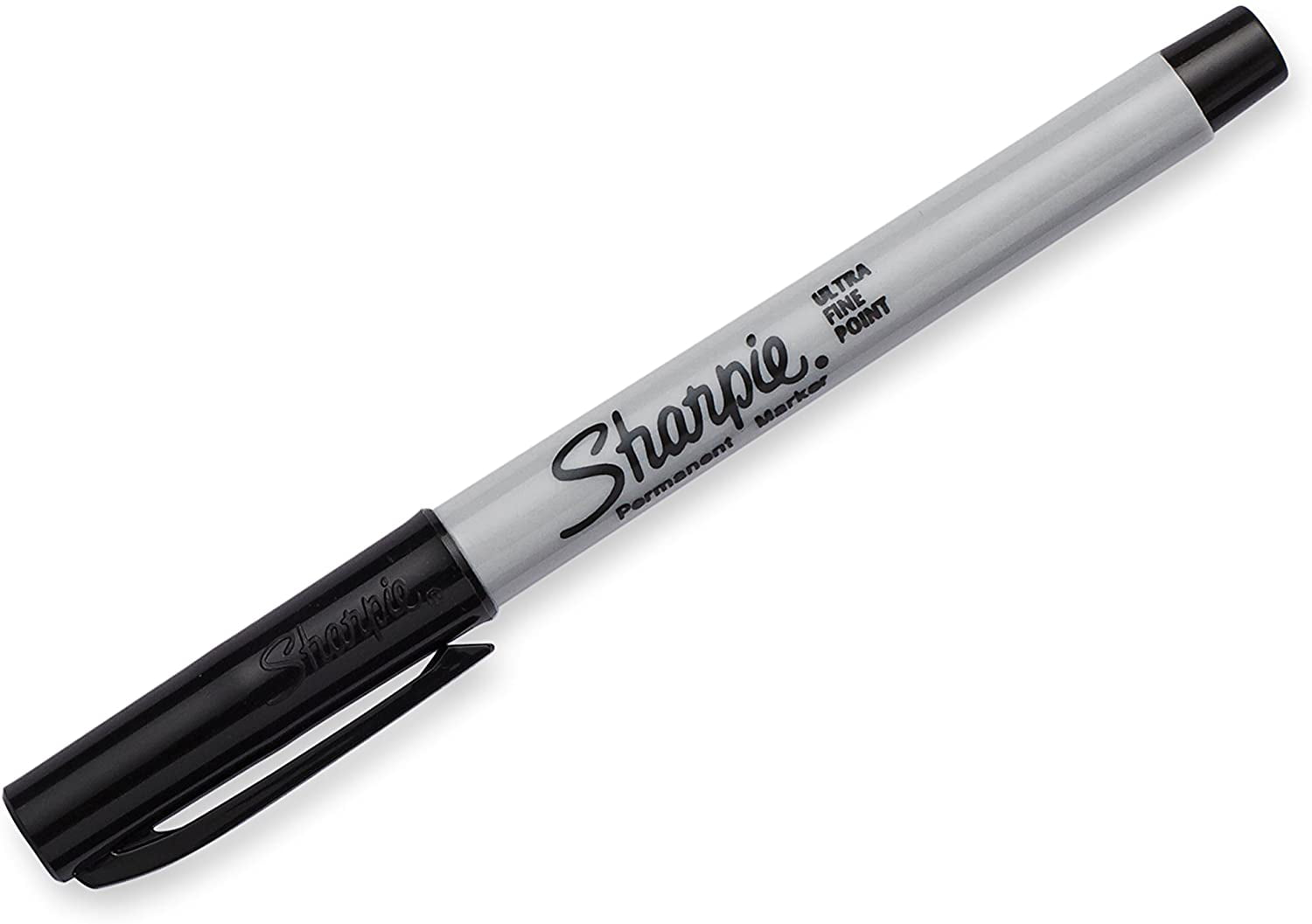 Great Value, Sharpie® Fine Tip Permanent Marker, Stainless Steel Single  Marker Case, Fine Bullet Tip, Black, 5/Pack by Sanford