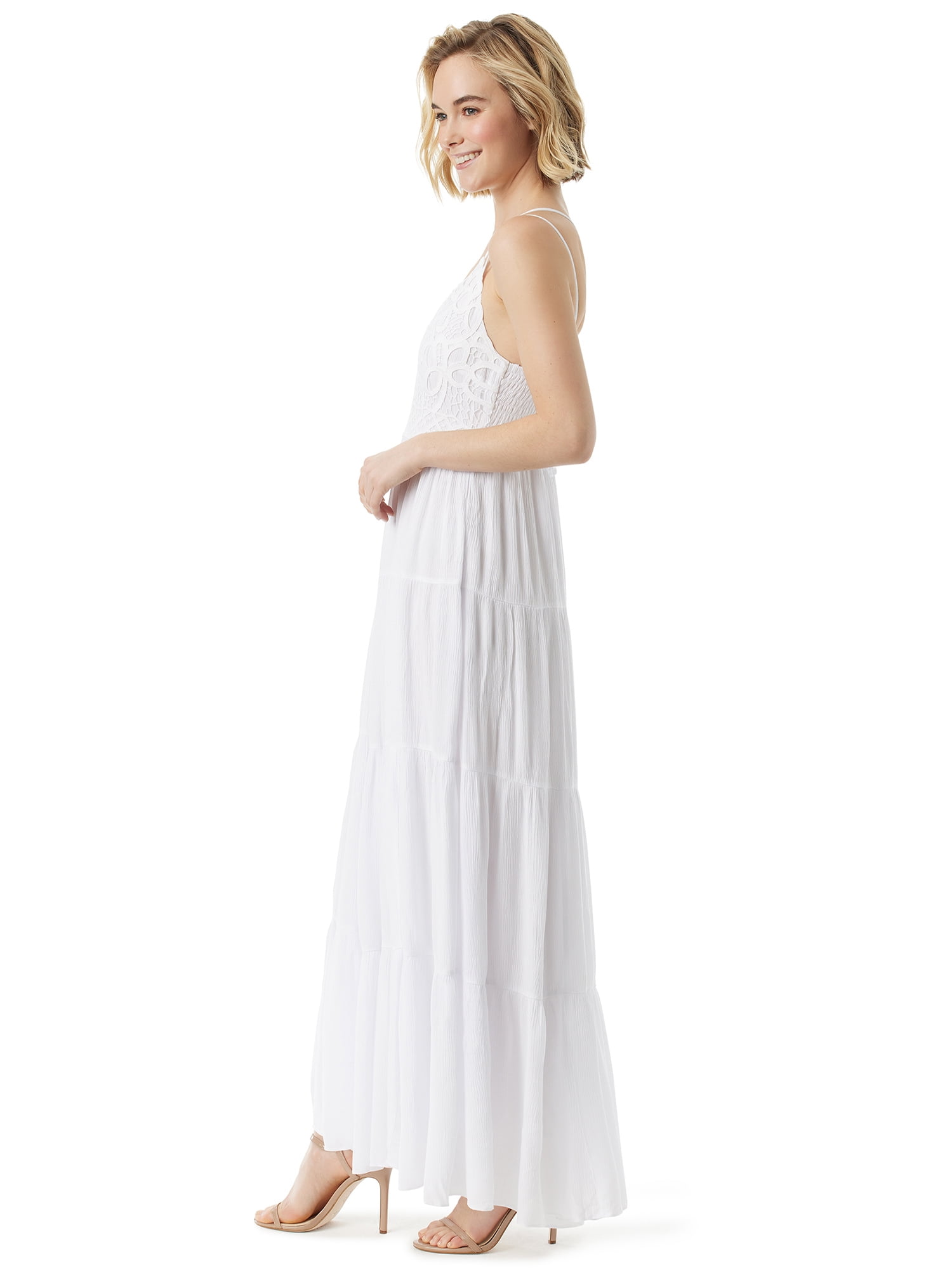 Jessica Simpson Women's and Women's Plus Iris Crochet Cami Dress