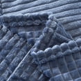 thumbnail image 3 of Simple&Opulence Navy Blue Throw Blanket for Couch-Super Soft Fluffy Blankets for Women 50x70 Inches Cozy Lightweight Fleece Blanket for Home Décor, 3 of 6