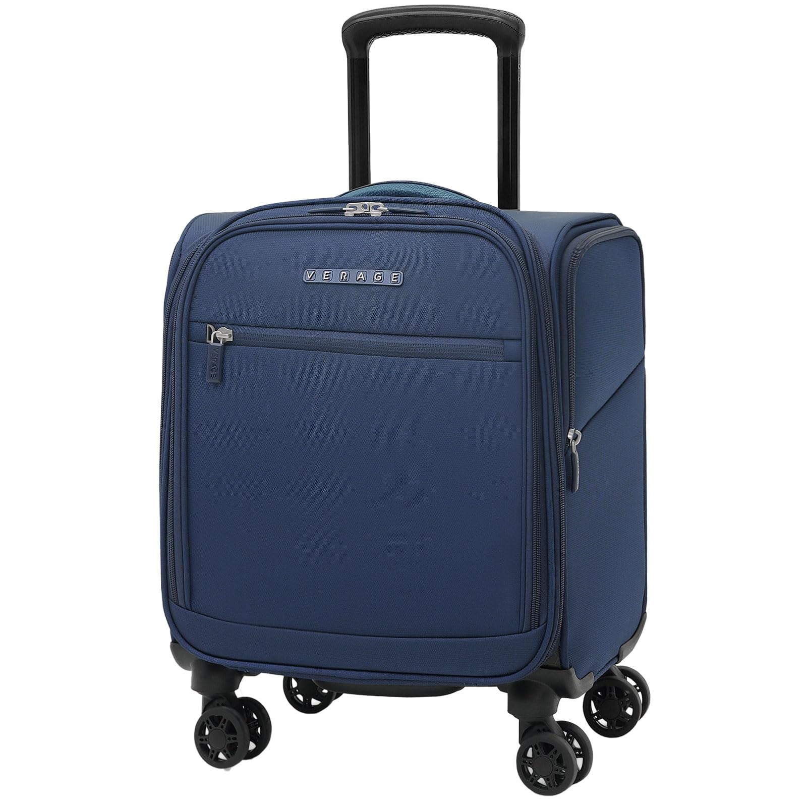 Verage Carry On Underseat Luggage with Wheels USB Port Wheeled Spinner Bag Carry on Luggages for Airlines Lightweight Suitcase Men Women Pilots and Crew Upgrade 14 Inch Compact Walmart