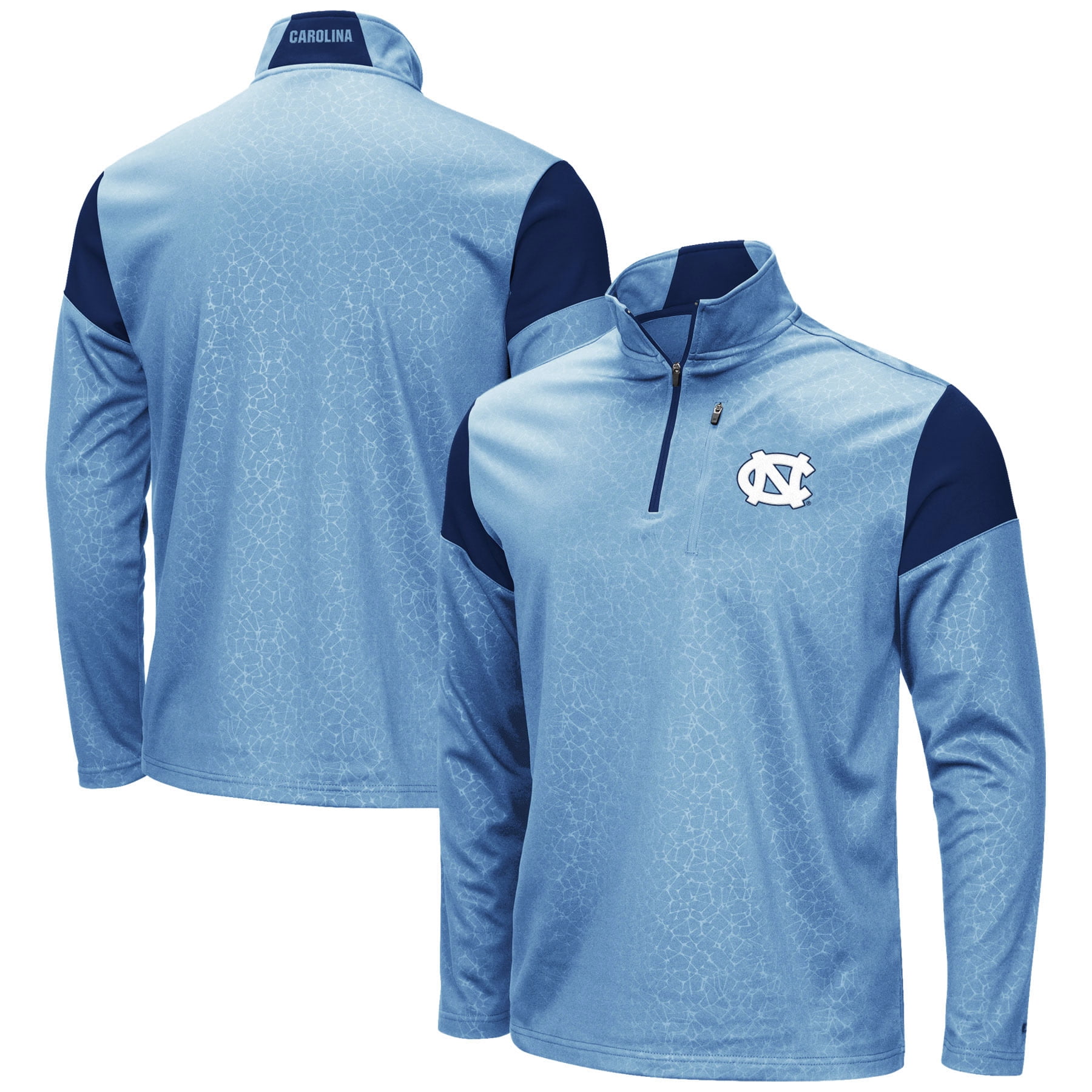 Colosseum North Carolina Tar Heels Youth Hot Shot 1//4 Zip Sweatshirt