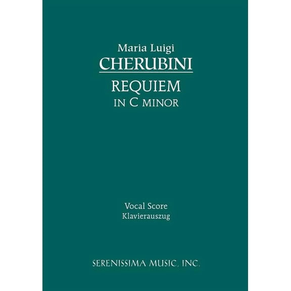 Requiem in C minor: Vocal score (Paperback)