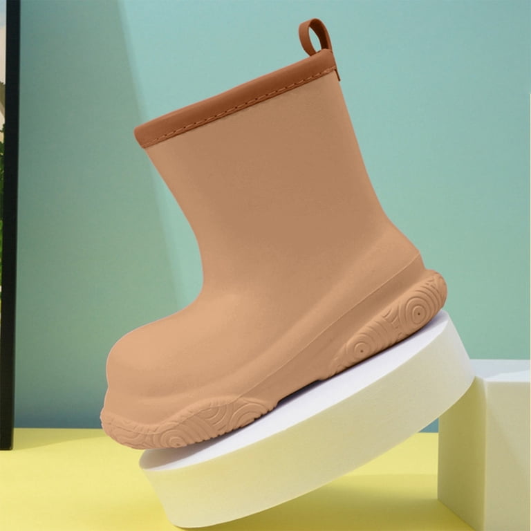 Yuncity Kids Rain Boots Boys Girls School Comfortable Durable