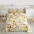 thumbnail image 2 of Feelyou Horse Pig Sheep Full Size Comforter Sets, Rustic Flower Kid Bedding Sets, 3pcs, 2 of 8