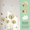 thumbnail image 2 of Unique Bargains 70 PCS Foil Dandelion Wall Decals Self Adhesive Yellow 35.4" x 11.8", 2 of 7