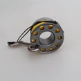 thumbnail image 1 of destyer 15m Scuba Diving Aluminum Alloy Spool Finger Reel with Bolt Snap Hook Gray, 1 of 9