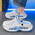 thumbnail image 5 of Bibifish Mens Womens Garden Clogs Tech Style Thick Sole Adjustable Heel Strap Slide Sandals Outdoor Beach Slippers, 5 of 8