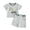 Green, variant on Toddler Baby Boy Outfits Wild Animal Print Clothes Short Sleeve Shirts Top Shorts 2pcs Clothing Set Summer (Blue, 2-3 Years)
