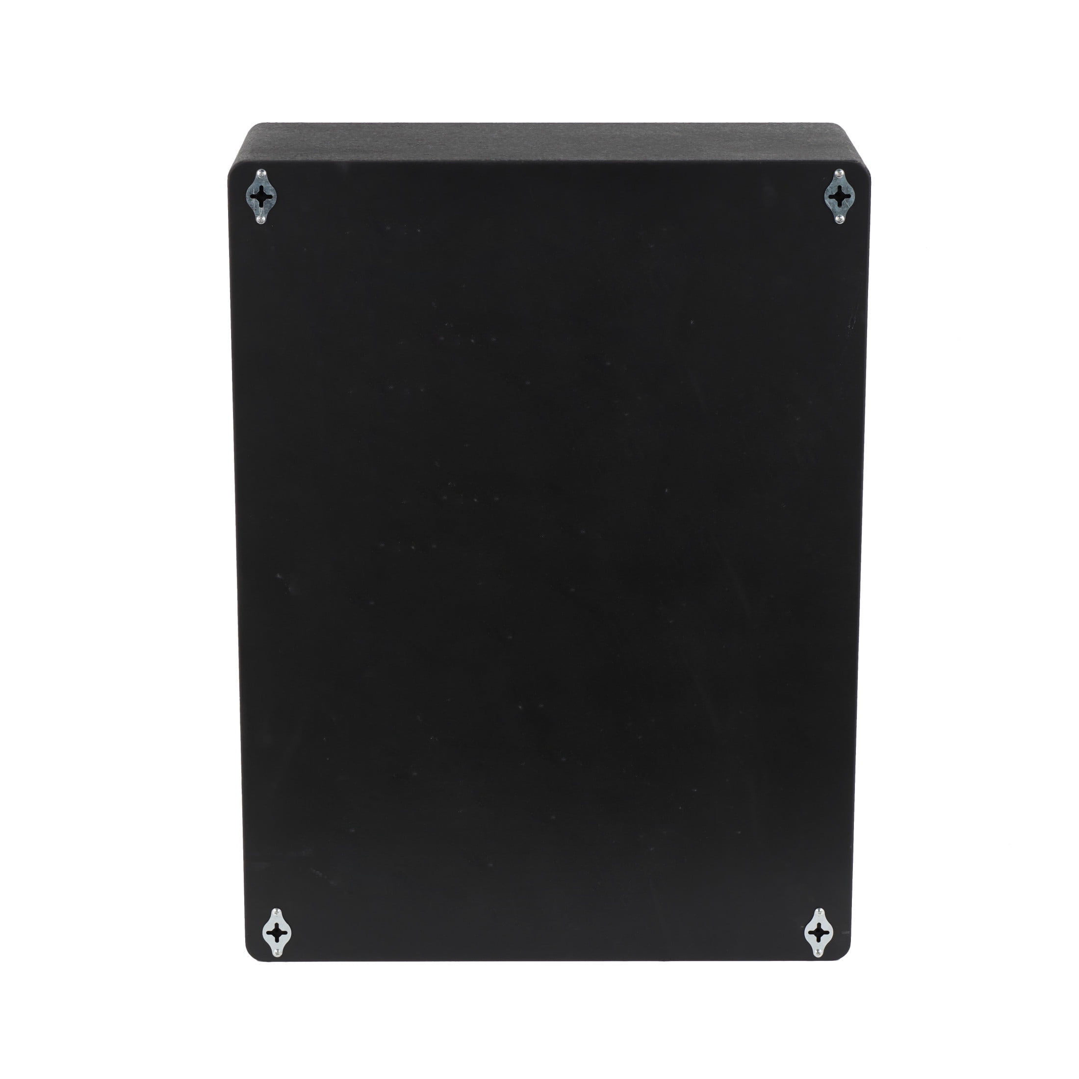 DecMode 24" x 10" 4-Tier Black Geometric Wall Shelf with Arched Block Shapes