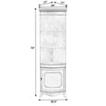 thumbnail image 3 of Bowery Hill Traditional Wood Dowling Corner Cabinet - Olive Ash/Medium Brown, 3 of 3
