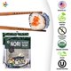 thumbnail image 4 of Sushi Nori Seaweed Sheets – 30 Full Size USDA Organic Yaki Roasted Rolls Wraps Snack 100% Natural Laver Gluten Free No MSG Non GMO Vegan Kosher 25 Gram 0.88 Ounce (10 Sheet X 3 Pack), 4 of 5