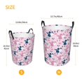 thumbnail image 2 of Lsque Cartoon Poodle Dog pattern Laundry Hamper Basket, Tall Woven Rope Hamper Basket for Clothes, Lightweight Storage Basket, Collapsible Waterproof-Medium, 2 of 8