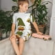 thumbnail image 4 of Balery Hello Autumn Conjunto de Pijama Infantil de Manga Corta con Estampado – Ropa de Dormir de Algodón Suave-XX-Large, 4 of 6