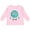 AD-Pink, variant on Furry Monster, Little Monster, Blue Monster Boys or Girls Long Sleeve Toddler T-Shirt