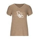 thumbnail image 4 of Blusa informal con estampado de manga corta y cuello en V de verano para mujer con estilo OAVQHLG3B Store  lin121212, 4 of 4