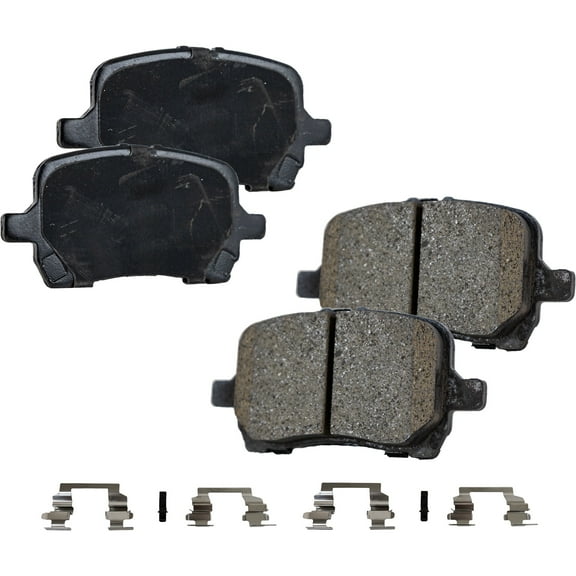 Brake Pad Set Compatible with 2007-2012 Chevrolet Malibu 2006-2010 Pontiac G6 4Cyl 6Cyl 2.4L 2.2L 3.5L 1.8L 3.6L 3.9L Front
