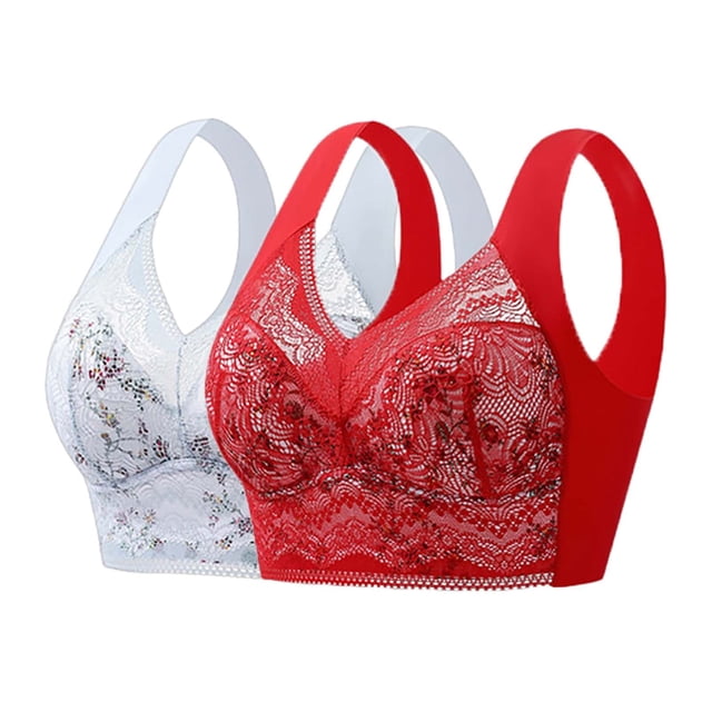Kelon Soutien-Gorge en Liquidation Soutien-Gorge Haute Support pour Femmes Bretelles Réglables Couverture Complète Soutien-Gorge Confortable Sans Armature Sans Fil