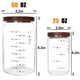 thumbnail image 2 of Botes de almacenamiento de vidrio Dattcc herméticos de 1,8 L y 1,5 L, paquete de 2, 2 of 8