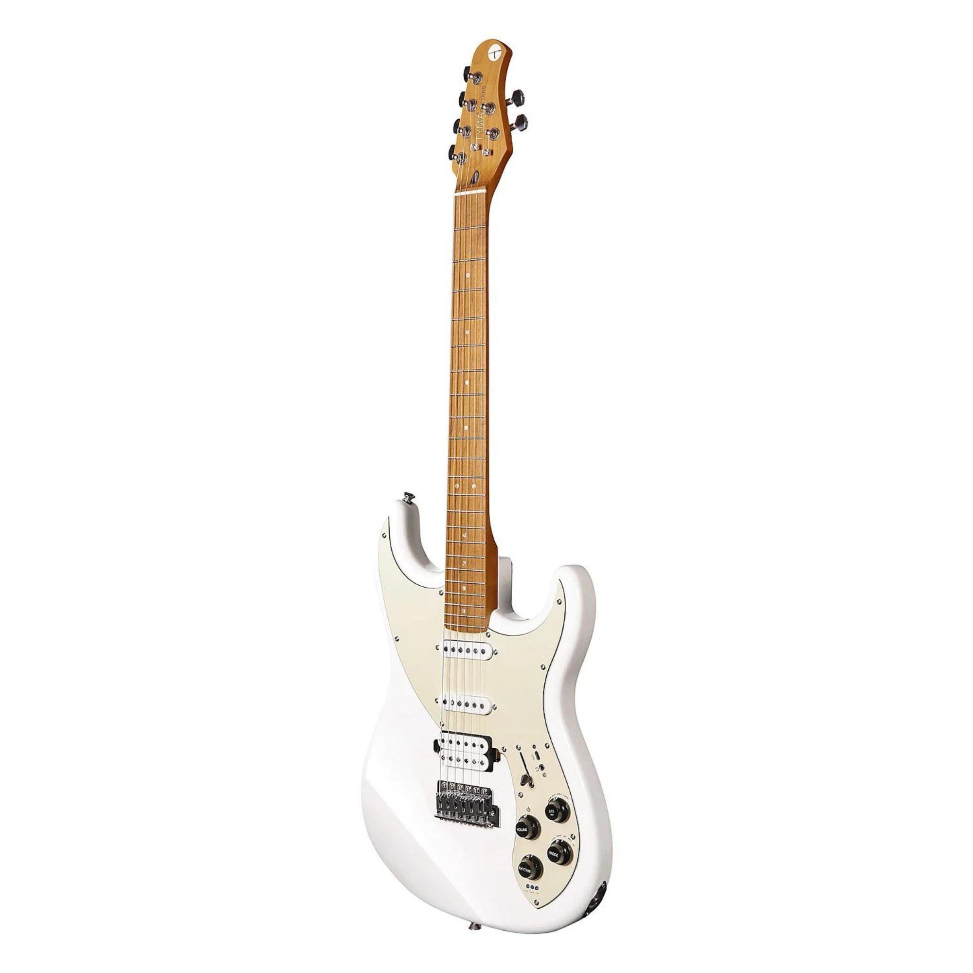 TYMA E7 Smart Guitar | The Ultimate Portable All-in-One Guitar - Snow Feather White