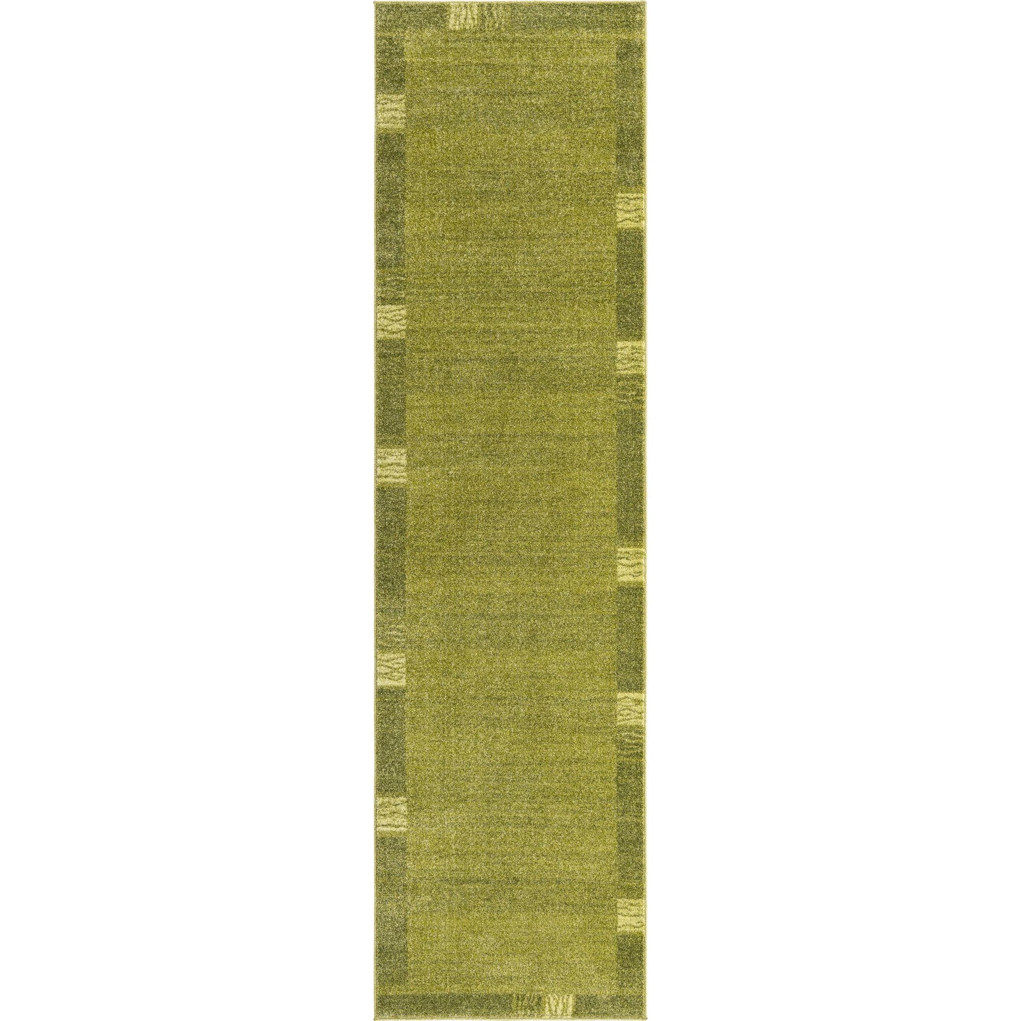 Unique Loom Sarah Del Mar Modern Border Area Rug or Runner