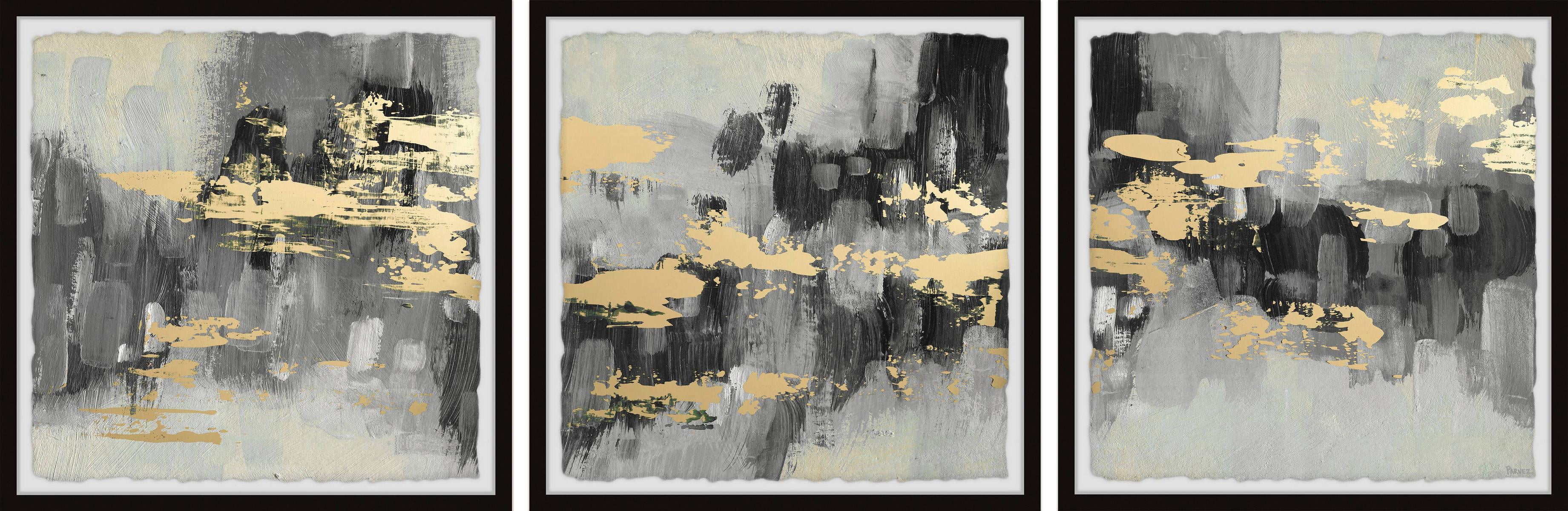 Golden Dusk Triptych