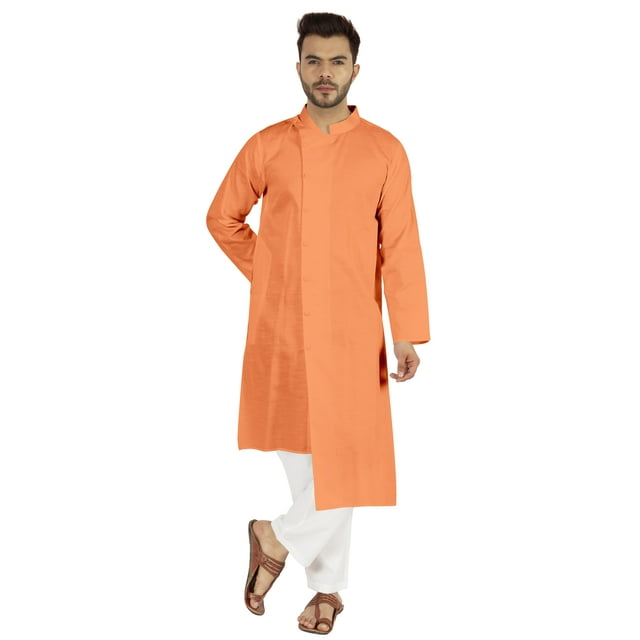 Atasi Kurta Pyjama Indien Ensemble 2 Pcs pour Hommes Tenue de Fête Robe Traditionnelle Tenue Ethnique