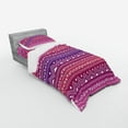 thumbnail image 2 of Ambesonne Tribal Bedding Set 3 Pcs, Geometric Ombre, Twin, Multicolor, 2 of 2