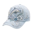 thumbnail image 2 of 3D Ocean Creatures Embroidery Cap, 2026 New Adjustable Cotton Baseball Cap with Raised Marine Animal Embroidery(Octopus), 2 of 7