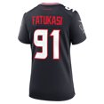 thumbnail image 3 of Women's Nike Folorunso Fatukasi  Navy Houston Texans Team Game Jersey, 3 of 3