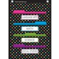 thumbnail image 4 of Teacher Created Resources Chalkboard Brights 10 Pocket File Storage Pocket Chart, 4 of 5