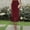 Wine, variant on Bnwani Womens Skirt,Skirt for Women,High Waist,Fish Tail,Solid,Cutout,Khaki,2XL