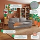 thumbnail image 3 of Sofá Cama Makora Milo Gris Claro Velvet con Memory Foam y Respaldo Reclinable, 3 of 8