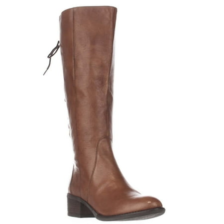 Womens Steve Madden Laceup Wide Calf Boots - Cognac - Walmart.com Womens Steve Madden Laceup Wide Calf Boots - Cognac