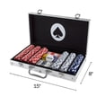 thumbnail image 2 of Trademark Poker Set with Cards, Buttons, Carrying Case, and 300 Poker Chips, 2 of 7