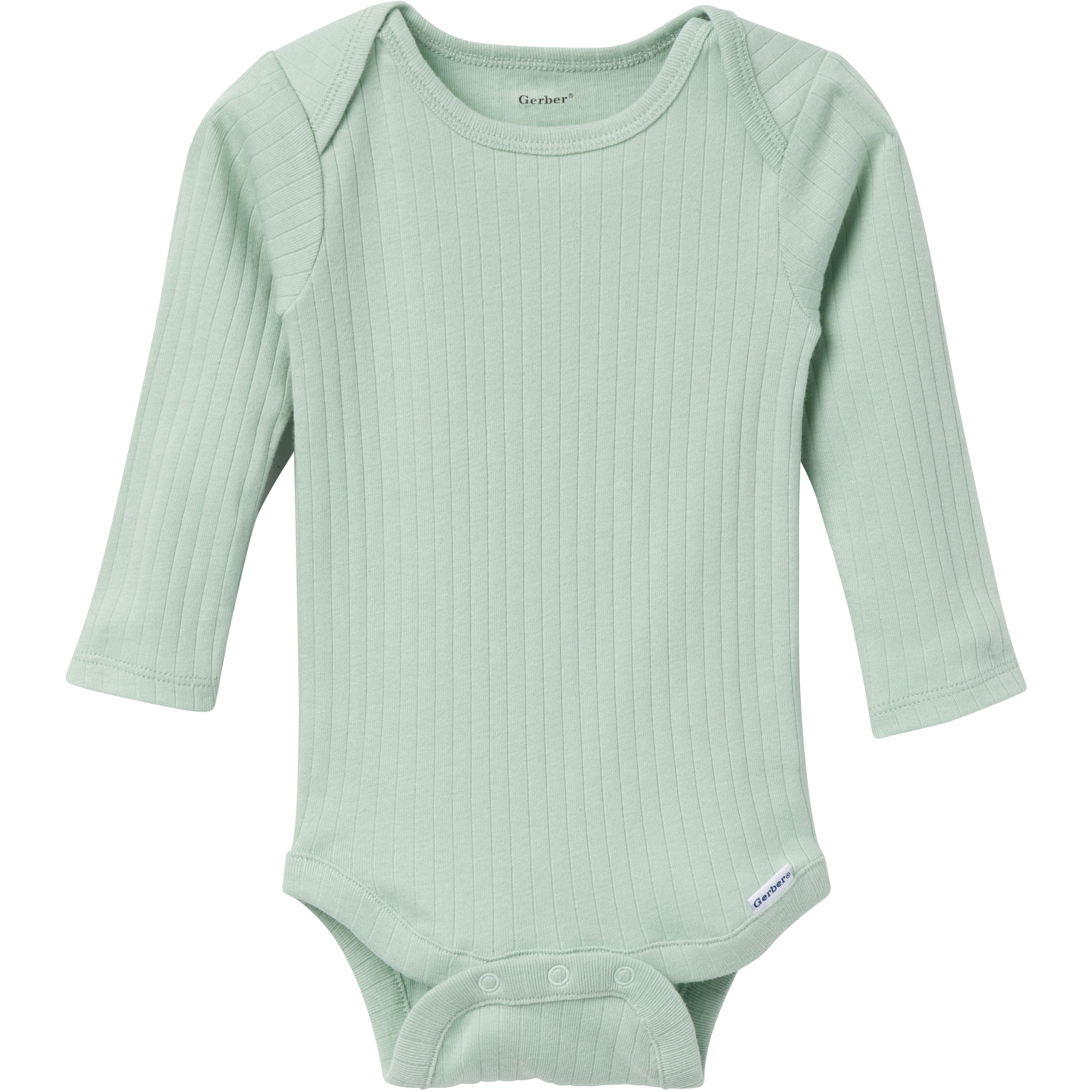 Gerber Baby Neutral Assorted Long and Short Sleeve Onesies, 6-Pack, Sizes Newborn - 12 Months