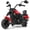 Red, variant on OLAKIDS Kids Motorcycle, 6V Ride On Toy with Training Wheels, Forward/Reverse Switch, Music & Headlights for Toddlers 3+ Years