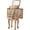 Rustic Brown, variant on Sfugno Jewelry Armoire,Standing Jewelry Cabinet with 7 Drawers,2 Side Doors and Top Flip Makeup Mirror,Rustic Brown