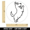 thumbnail image 2 of Scottish Terrier Dog Begging Self-Inking Rubber Stamp Ink Stamper - Brown Ink - Mini 1/2 Inch, 2 of 7
