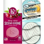 K29 Scent Stones Home and Car Air Freshener with Scent Stone Shell (Cherry/Shell)