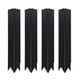 thumbnail image 4 of 4x Clips de conector herramientas de jardinería de 90 grados negro 10,2 "de altura borde de paisajismo estacas de Metal para valla jardín borde al, 4 of 8