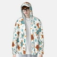 thumbnail image 3 of Fotbe Various Turtle Men's Women's UPF 50+ Sun Protection Jacket Hooded Cooling Shirt with Pockets Hiking Outdoor Performance-XX-Large, 3 of 8