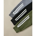thumbnail image 7 of Toddler Boys Clothes Boys Pants Toddler Kids Boys Sweatpants 3 Pack Elastic Waist Joggers Athletic Pants 3T 4T 5T Size 6 7 Gray Black Green, 7 of 7