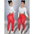 thumbnail image 5 of Pantalones de yoga con estampado de mezclilla de estilo europeo y americano, pantalones de fitness deportivos de cintura alta, sexis y modernos para mujer, 5 of 5