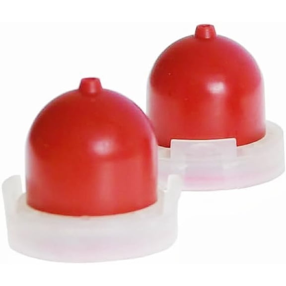 694395 Primer Bulb (2 Pieces) for Intek 6.5 Through 7.0 hp and 625 Through 875 Series Engines Replaces Briggs & Stratton Lawn Mower 5085 5085H 5085K Carburetor Primer Bulb, red